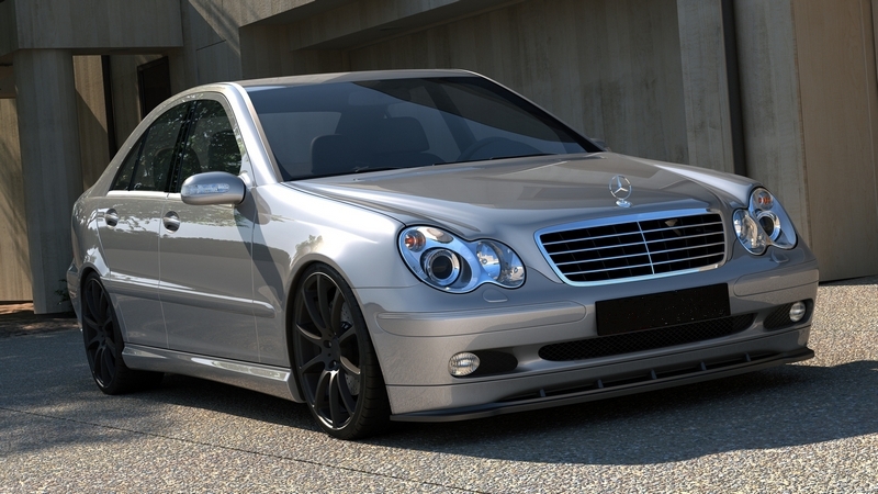 Spoiler Delantero MERCEDES C-Class W203 - Maxtuning Shop