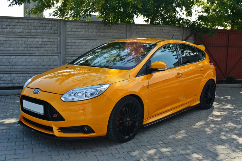 Spoiler deportivo espada espadin Ford Focus MK3 ST (Cupra) ST despues  Facelift 2015- Negro brillante