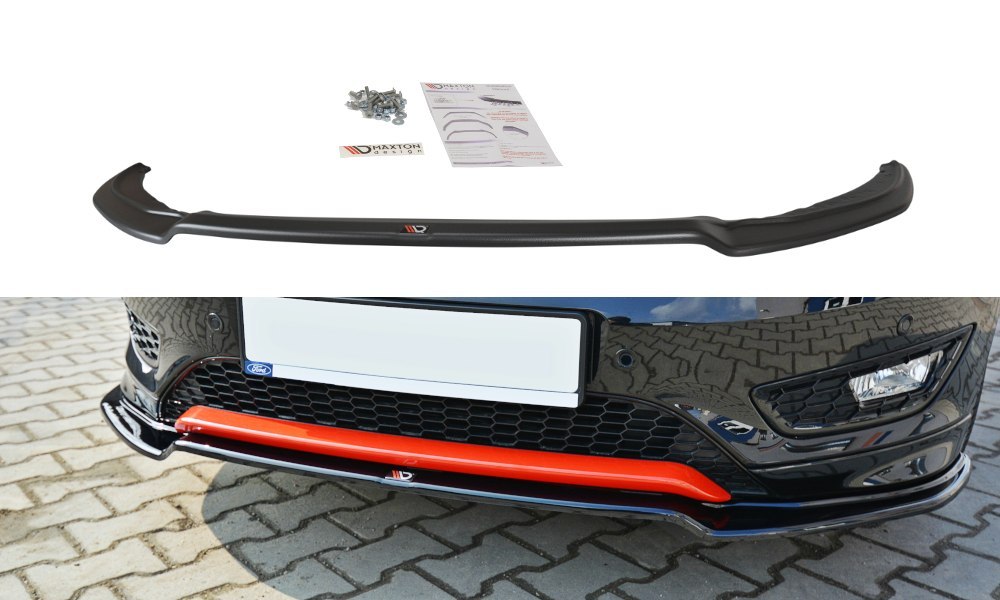 Spoiler deportivo espada espadin Ford Focus MK3 ST (Cupra) ST despues  Facelift 2015- Negro brillante