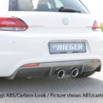 Difusor Trasero Rieger  VW SCIROCCO RLINE