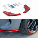 Splitters Traseros Rojos V.2 for BMW 1 F40 M-Pack