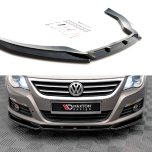 Passend für VW cc r line bodykit tuning SCHWARZ lackiert spoiler hecklippe  becqu