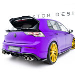 Splitters Traseros V.6 VW Golf R Mk8 / Mk8 Facelift
