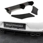 DIFUSOR Y SPLITTERS TRASEROS VW  GOLF 7 R 2012
