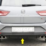 Difusor Trasero RIEGER LEON MK3 FR ST DOBLE SALIDA
