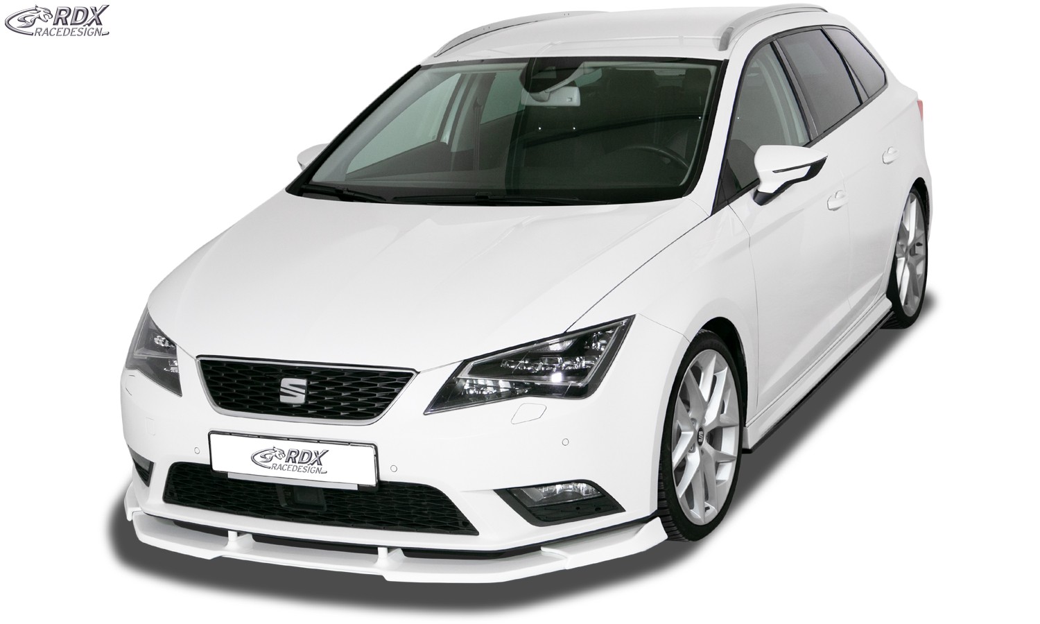 Seat Leon Mk3 (5F) '12-: RDX Alerón Delantero VARIO-X SEAT Leon 5F FR +  Cupra/Leon 5F SC FR + Cupra/Leon 5F ST FR