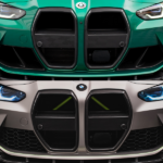Parrilla Delantera + soporte matricula de Fibra de Carbono  BMW M4 G82  / M3 G80