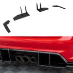 Street Pro  Splitters Traseros Racing Honda Civic Type-R Mk 11