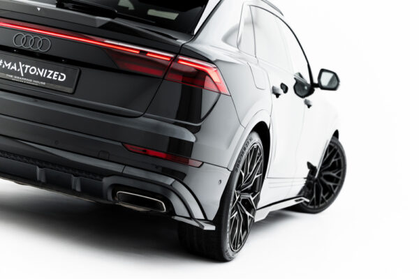 Splitters Traseros de Fibra de Carbono Audi Q8 S-Line Mk1 Facelift - Imagen 1