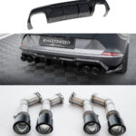 Difusor Trasero V.3 + 4 Colas de Escape Cupra Formentor VZ / Mk1 Facelift