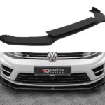 Spoiler Delantero Racing  + Flaps v.1 VW Golf R Mk7
