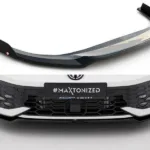 Spoiler Delantero V.3 + Flaps Volkswagen Golf GTI / GTE / R-Line Mk8 F