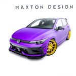 Spoiler Delantero Racing+ Flaps Volkswagen Golf Mk8 R  Hatchback  Facelift