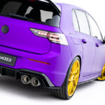 Splitters Traseros Racing V.2 Volkswagen Golf R Mk8 / Mk8 Facelift