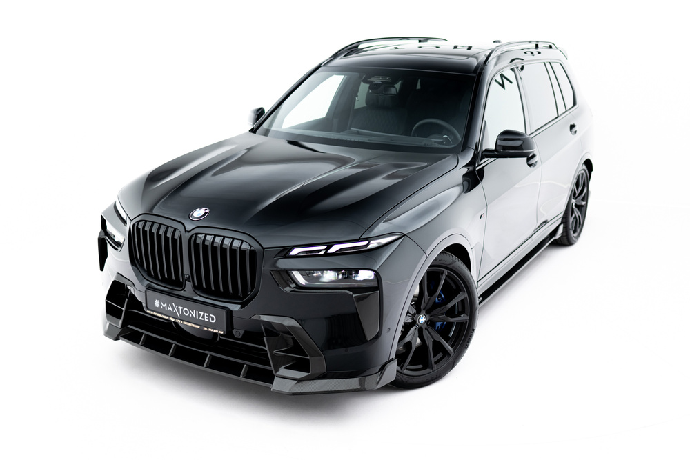 CF-BM-X7-07F-MPACK-FD1-245-P Spoiler delantero de Fibra de Carbono BMW X7 M-Pack G07 Facelift - Imagen 1
