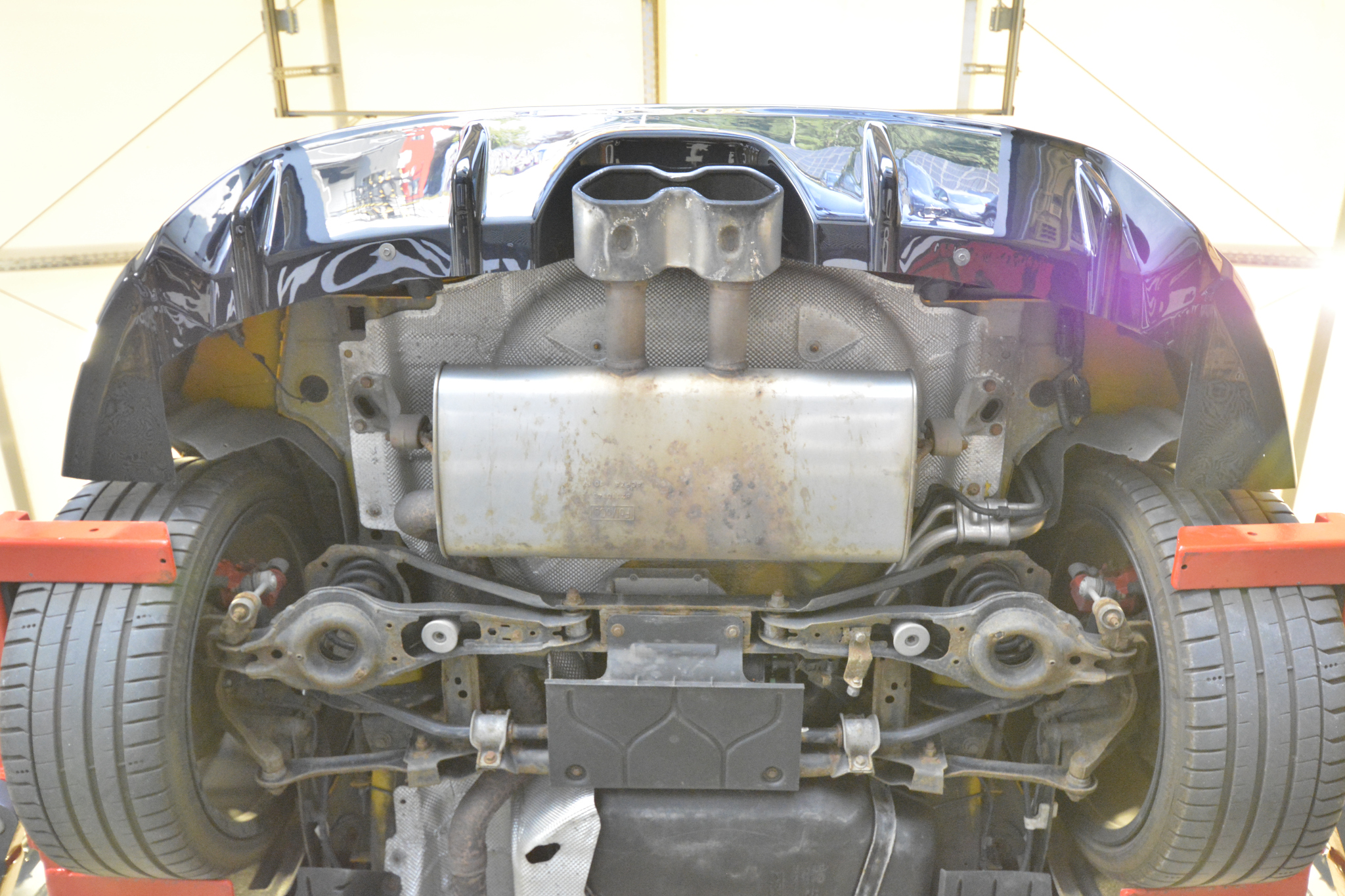 _DSC4814AAAA Splitters Traseros de Fibra de Carbono Audi Q8 S-Line Mk1 Facelift - Imagen 5