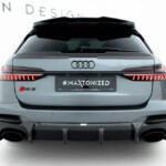 Difusor Trasero Fibra de Carbono RS6 / C8 Facelift  / RS7 C8 sin Gancho