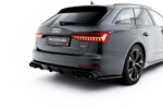 Difusor Trasero + Colas de Escape Audi A6 Sedan / Avant C8 / C8 Facelift - Imagen 2