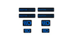 STICKER MAXTON 3D Black and Blue