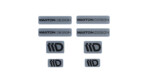 STICKER MAXTON 3D Grey and Black