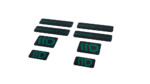 STICKER MAXTON 3D Black and Green - Imagen 2