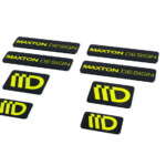 STICKER MAXTON 3D Black and Lime