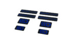 STICKER MAXTON 3D Black and Navy Blue - Imagen 2