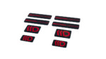 STICKER MAXTON 3D Black and Red - Imagen 2