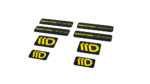 STICKER MAXTON 3D Black and Yellow - Imagen 2