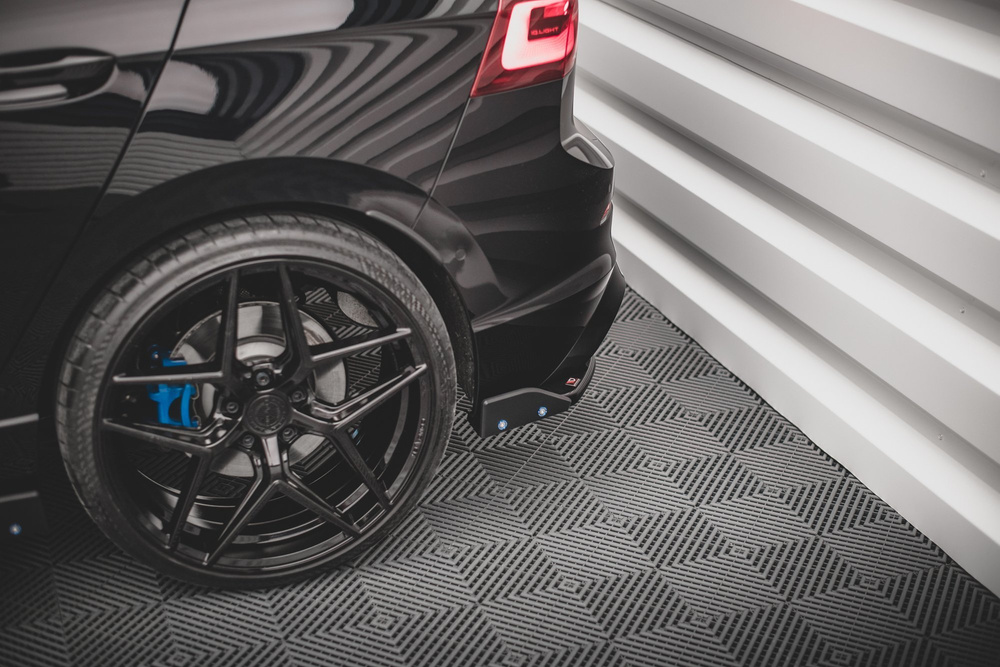 VW-GO-8-R-RSD2G+RSF Splitters Traseros V.2 + Flaps VW Golf R Mk8 / Mk8 Facelift - Imagen 1