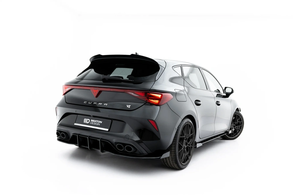 CULE1FCNC-RS1B+RSF1G Difusor Trasero Racing + Flaps Cupra Leon Hatchback Mk1 Facelift - Imagen 1