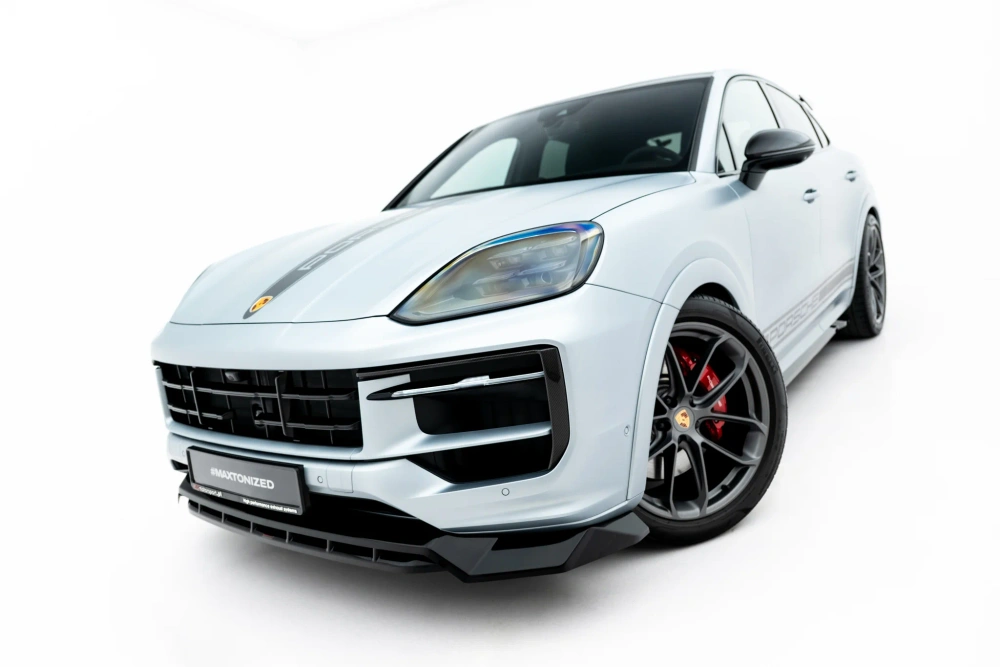 PO-CAY-3F-C-GT-FD1G+FD1RG Spoiler Delantero Porsche Cayenne GTS / Turbo Sport Pack / Turbo E-Hybrid GT Pack Coupe Mk3 Facelift - Imagen 1