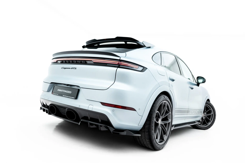 PO-CAY-3F-C-GT-RD1G+RD2G Splitter Trasero Porsche Cayenne GTS / Turbo Sport Pack / Turbo E-Hybrid GT Pack Coupe Mk3 Facelift - Imagen 1