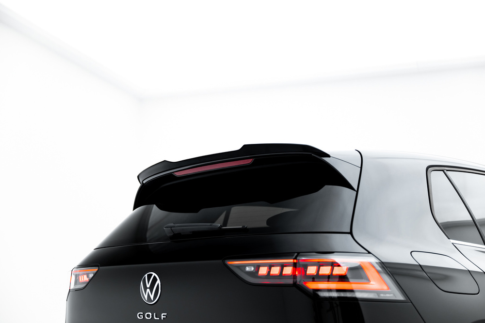 VW-GO-8-CAP1 Extensión Alerón V.1 VW Golf Hatchback GTE / R-Line / Standard Mk8 / Mk8 Facelift - Imagen 1